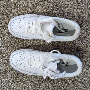 Women's White Nike Court's